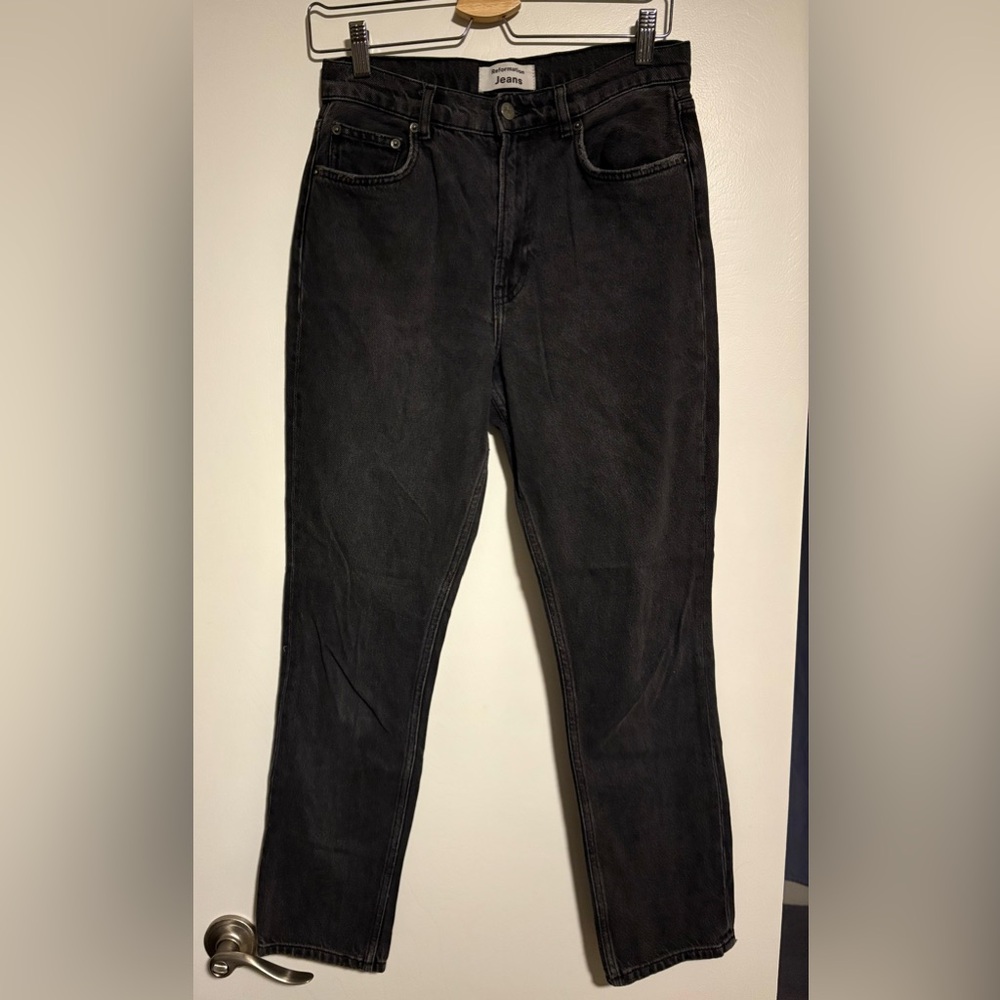 Reformation - Charcoal High Waisted Ankle Jeans
